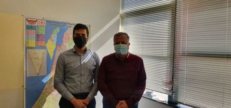 جلسة عمل بين كايد ظاهر و حسّان طوافرة